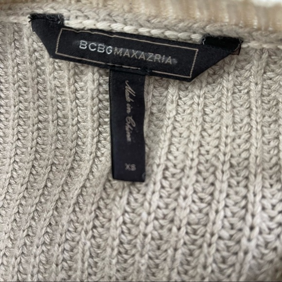 Bcbgmaxazria Color Block Wool Blend Sweater Dress - Picture 12 of 12